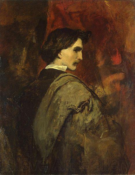 Anselm Feuerbach Self-portrait France oil painting art